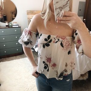 Off the shoulder top